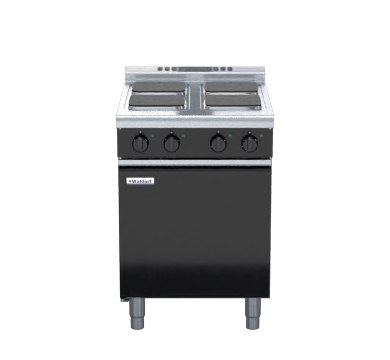 Waldorf Bold RNLB8400SE-CD - 600mm Electric Cooktop Sealed Hobs  Low Back Version - Cabinet Base
