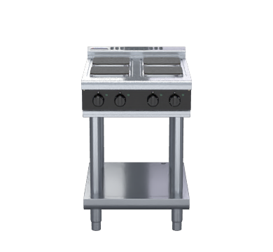 Waldorf Bold RNLB8400SE-LS - 600mm Electric Cooktop Sealed Hobs  Low Back Version - Leg Stand