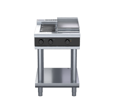 Waldorf Bold RNLB8403E-LS - 600mm Electric Cooktop Low Back Version - Leg Stand