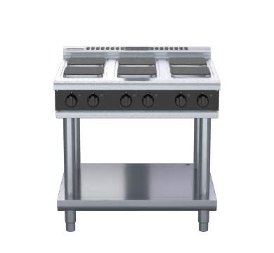 Waldorf Bold RNLB8600SE-LS - 900mm Electric Cooktop Sealed Hobs  Low Back Version - Leg Stand