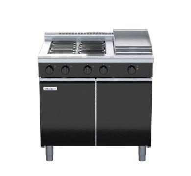 Waldorf Bold RNLB8603E-CD - 900mm Electric Cooktop Low Back Version - Cabinet Base