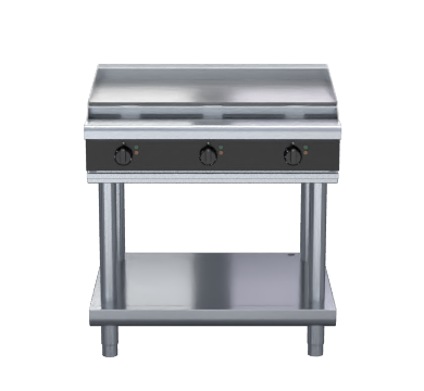 Waldorf Bold RNLB8609E-LS - 900mm Electric Cooktop Low Back Version - Leg Stand