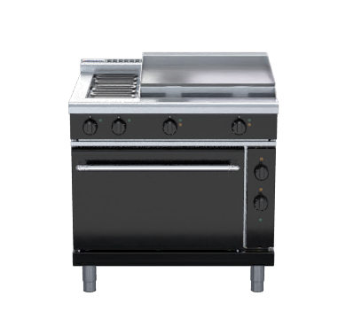 Waldorf Bold RNLB8616E - 900mm Electric Range Static Oven Low Back Version