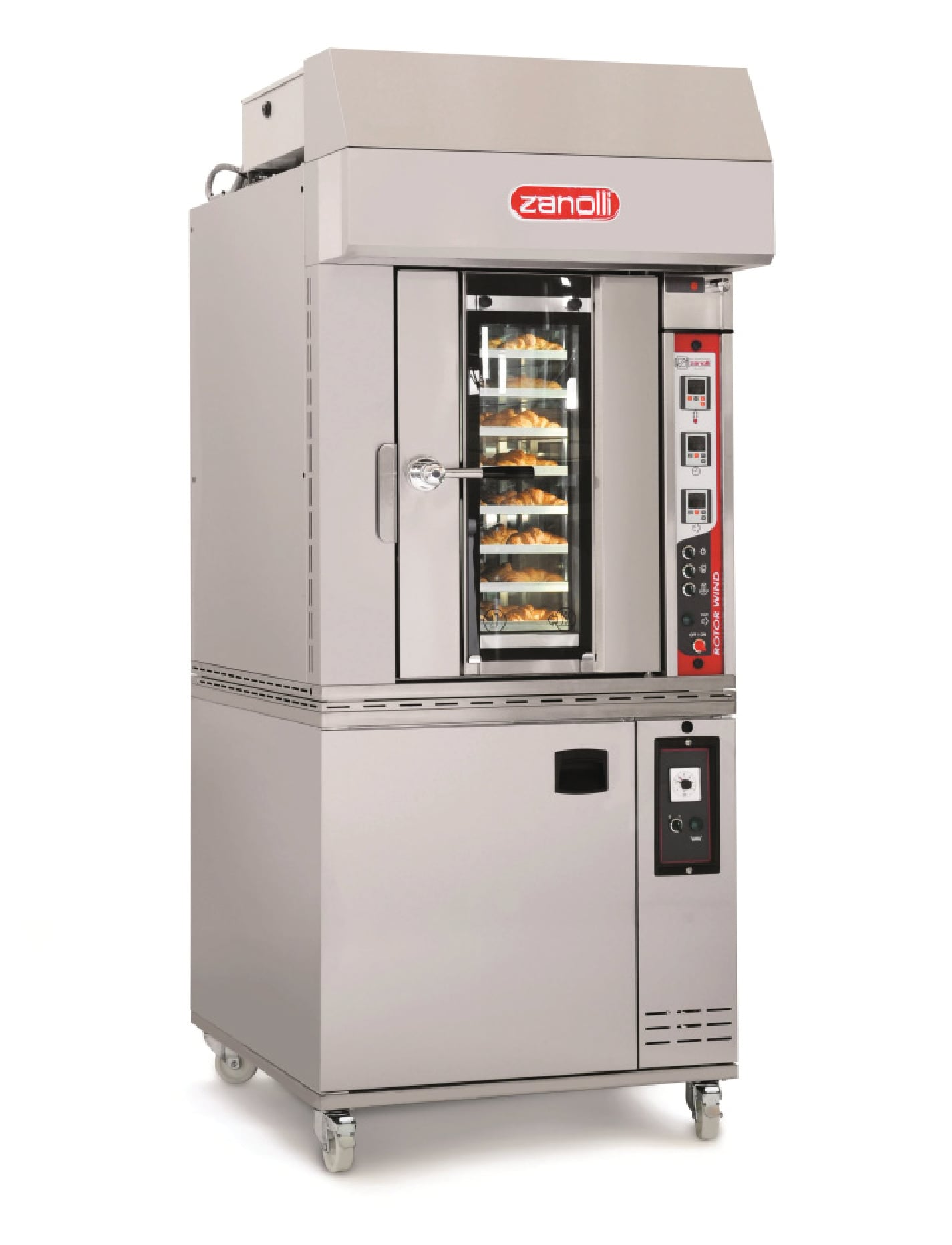 Zanolli Rotor Wind 1E Rotating Convection Oven with inbuilt Prover - 8 Trays (400 x 600) Capacity