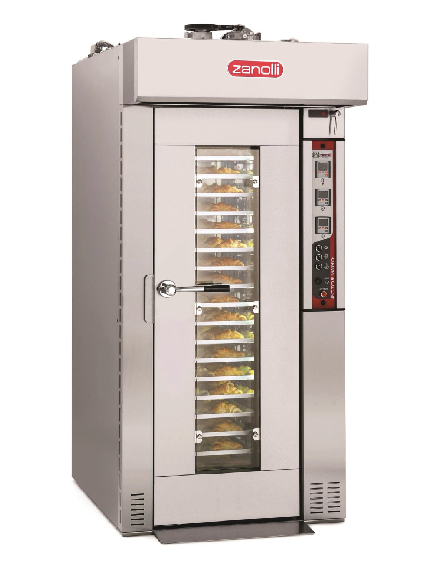 Zanolli Rotor Wind 3E Single Rack Rotating Convection Oven - 18 Tray Roll-in Trolley (400 x 600) Capacity
