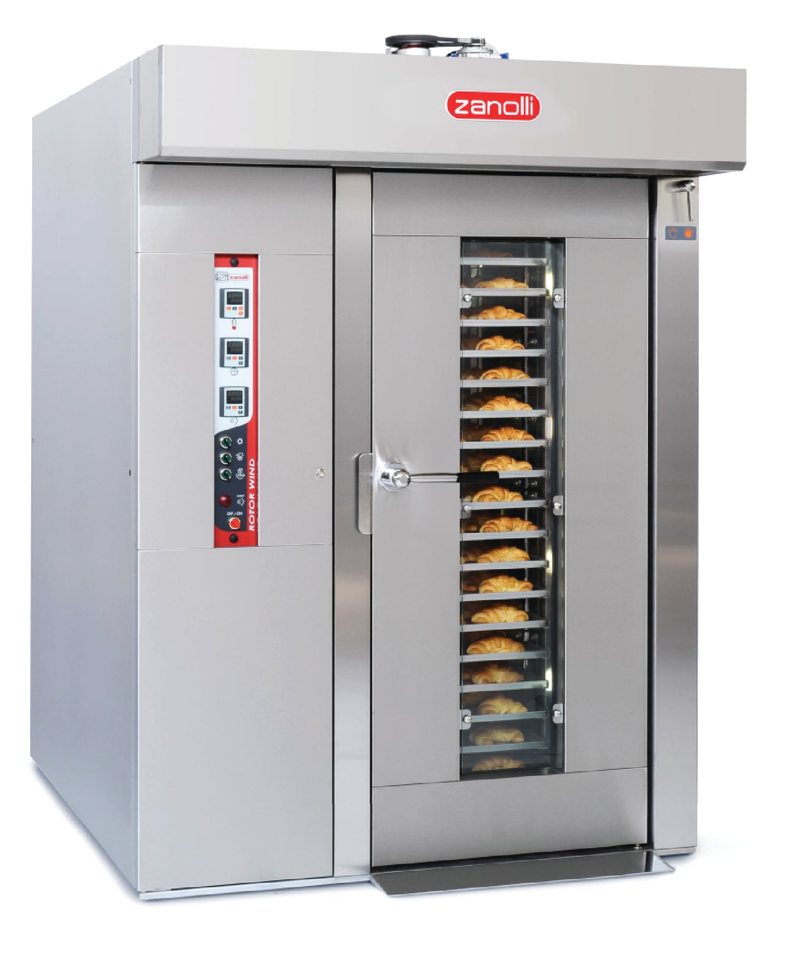 Zanolli Rotor Wind 5EF Double Rack Rotating Convection Oven - 36 Tray Roll-in Trolley (400 x 600) Capacity | Wide Body