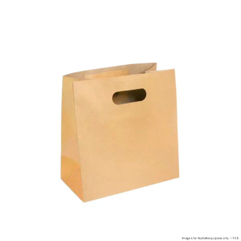 PakMax Small Die Cut Handle Kraft Paper Bags - RPPB-120-S