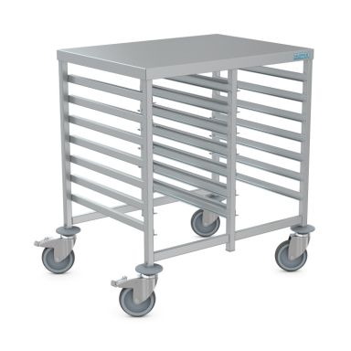 RWG-AP-2-14 - Hupfer Gastronorm Trolley 2 x 7 GN 1.1 capacity with solid working top