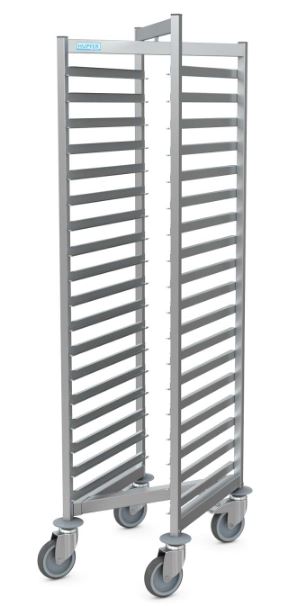 RWG-E-1-18-GN - Gastronorm Inter-stacking Z Trolley 18 x GN 1 by 1