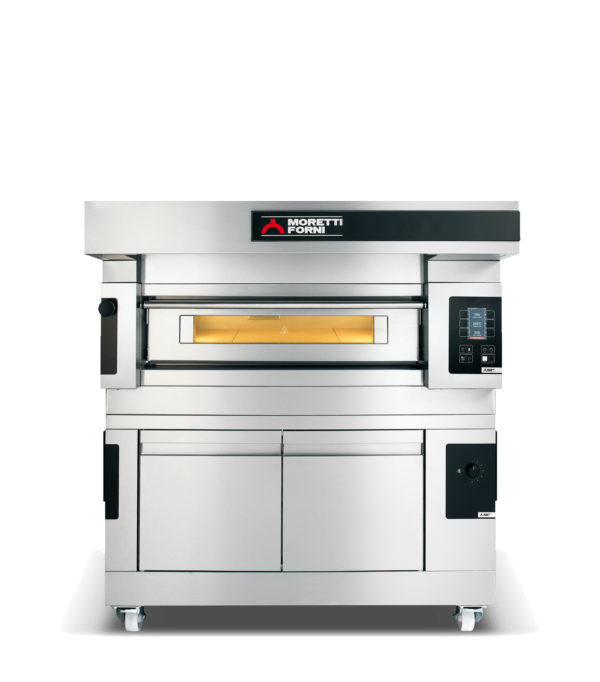 Moretti Forni S100E-1-L Serie S Single Deck Oven on Prover