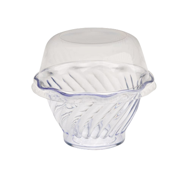 Aladdin Temp-Rite SC100 - 5oz / 150mL Swirl Bowl - Clear