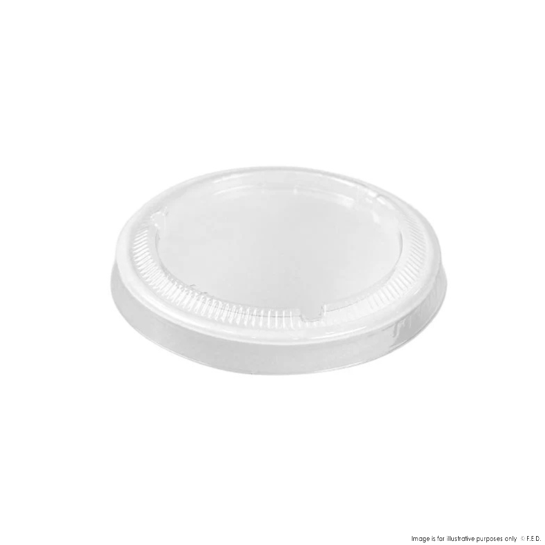 PakMax PET Lid for 1/2oz Sauce Cup - SCL-62-12