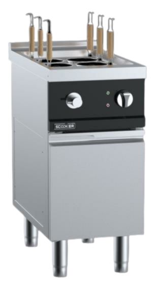 SCooker DLZMDN6-C12 - Single Pan Six Basket Electric Noodle Cooker - 12kW