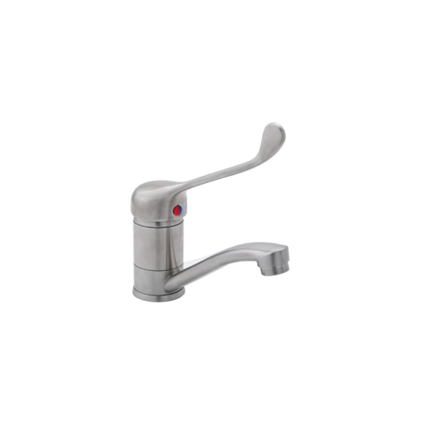3monkeez T-3MLB6MIX Stainless Steel Lever Handle Basin Mixer - 6 Star 4.5 Litres/Min