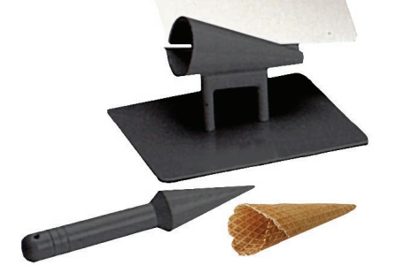 Neumaerker NEE-40290 Cone Roller Used to make waffle ice cream cones