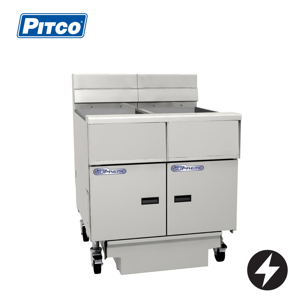 Pitco SE14-2/FD Electric Solstice Fryer with filtration