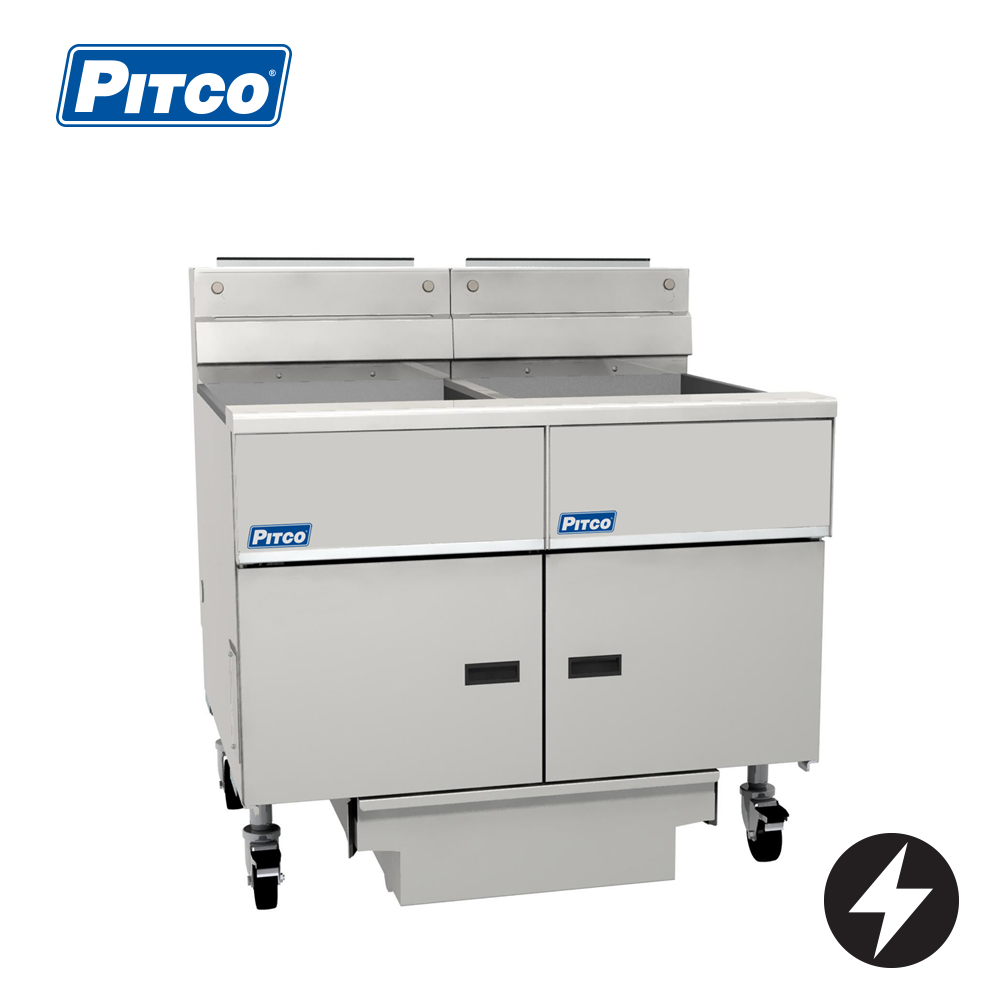 Pitco SE18-2/FD Electric Solstice Fryer with filtration