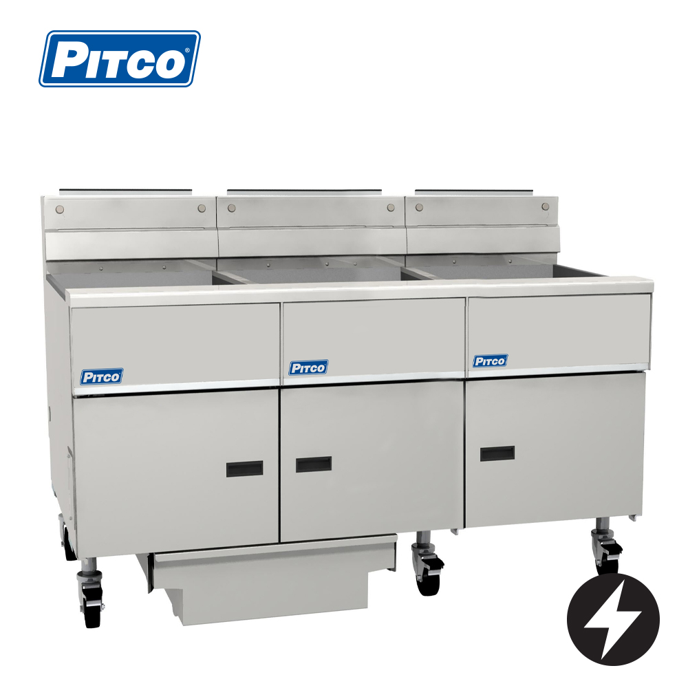 Pitco SE18-3/FD Electric Solstice Fryer with filtration
