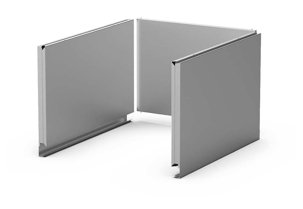Unox XUC233 Side covers for ultra high open stand.