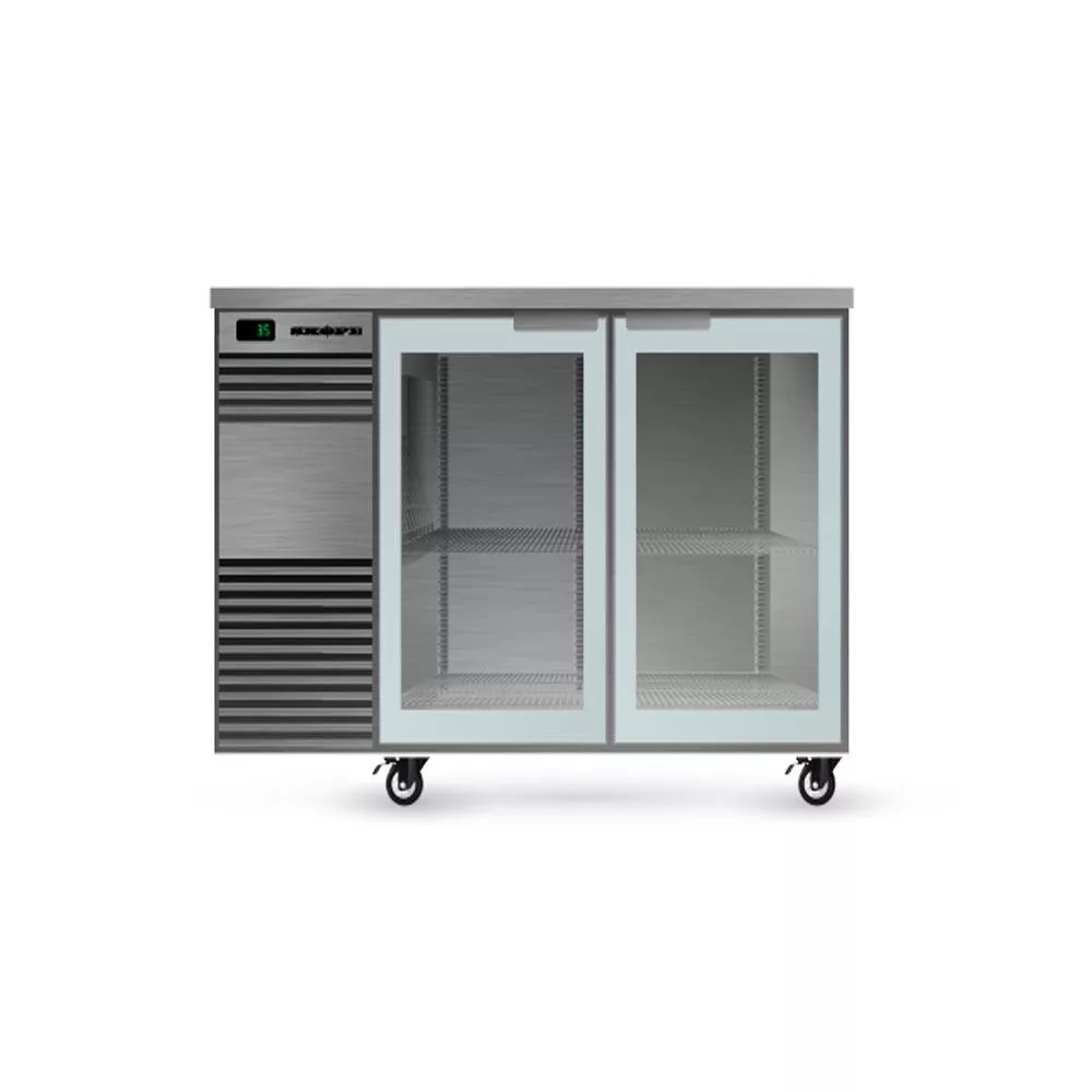 Skope BB.2.SSW BackBar 2 Solid Swing Door - BLACK