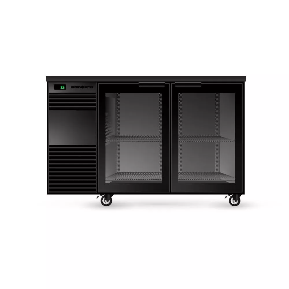 Skope BB.2.SSW BackBar 2 Solid Swing Door - STAINLESS STEEL
