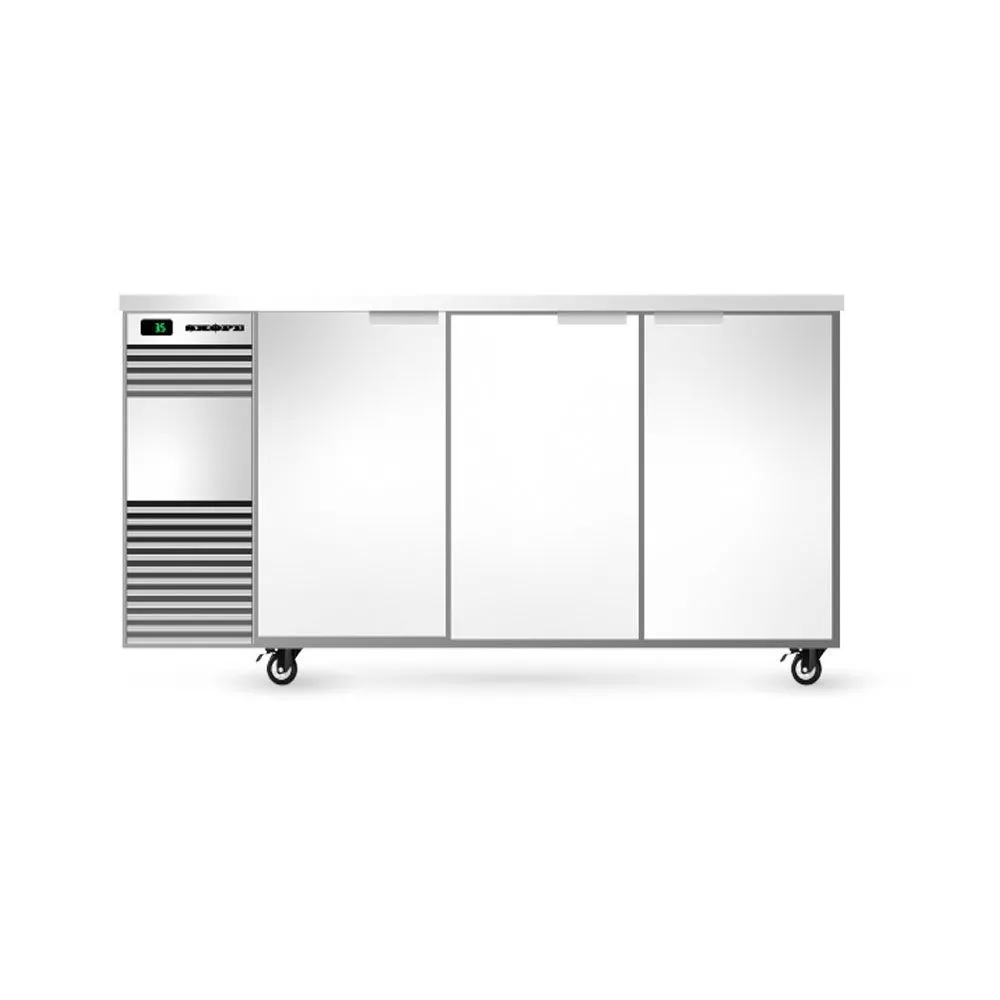 Skope BB.3.SSW BackBar 3 Solid Swing Door - WHITE
