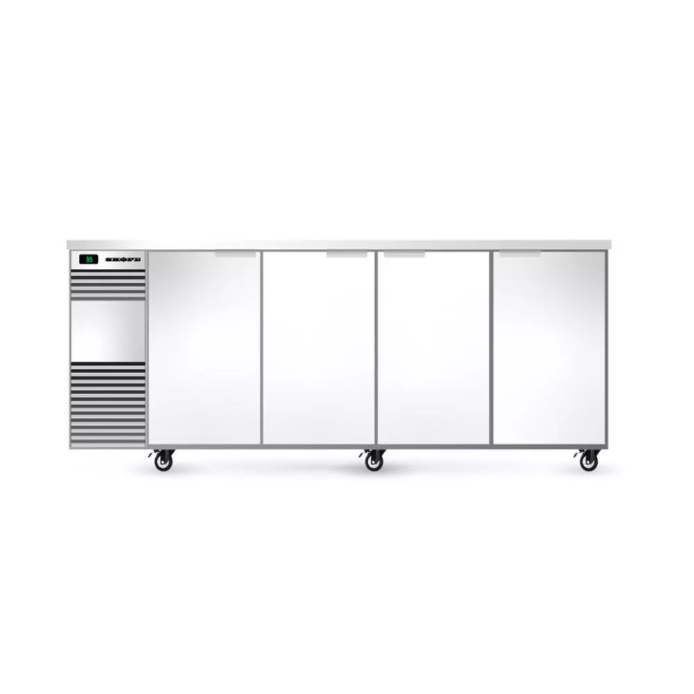 Skope BB.4.SSW BackBar 4 Solid Swing Door - WHITE