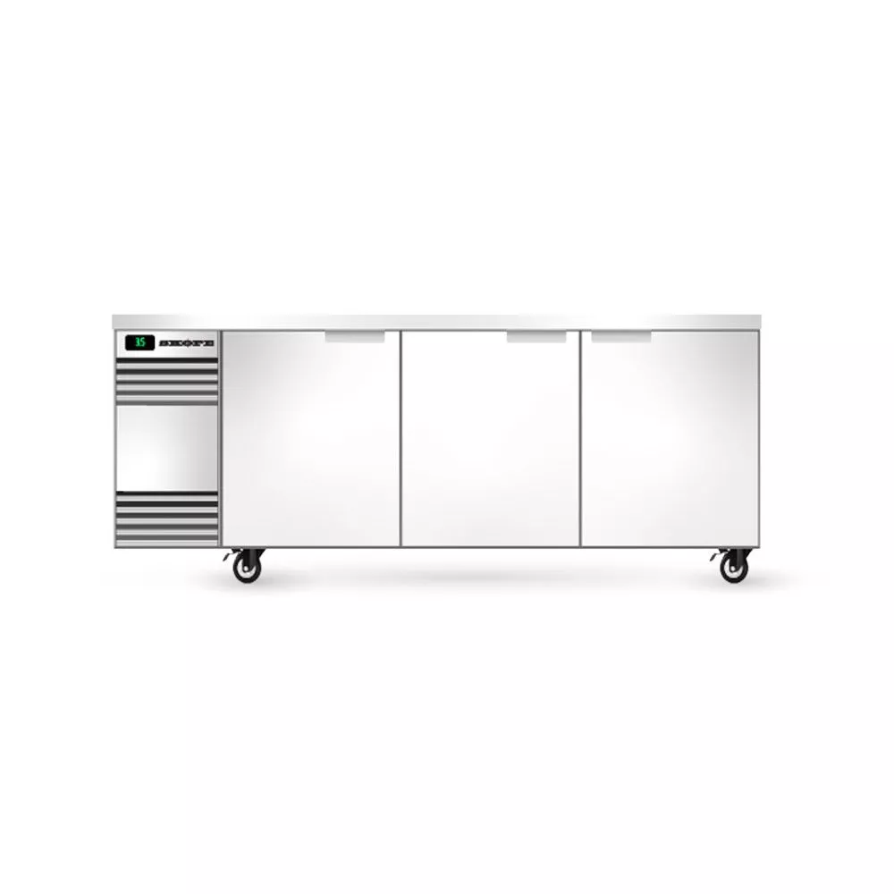 Skope CL.3.SSW BackBar 3 Solid Swing Door CounterLine - WHITE