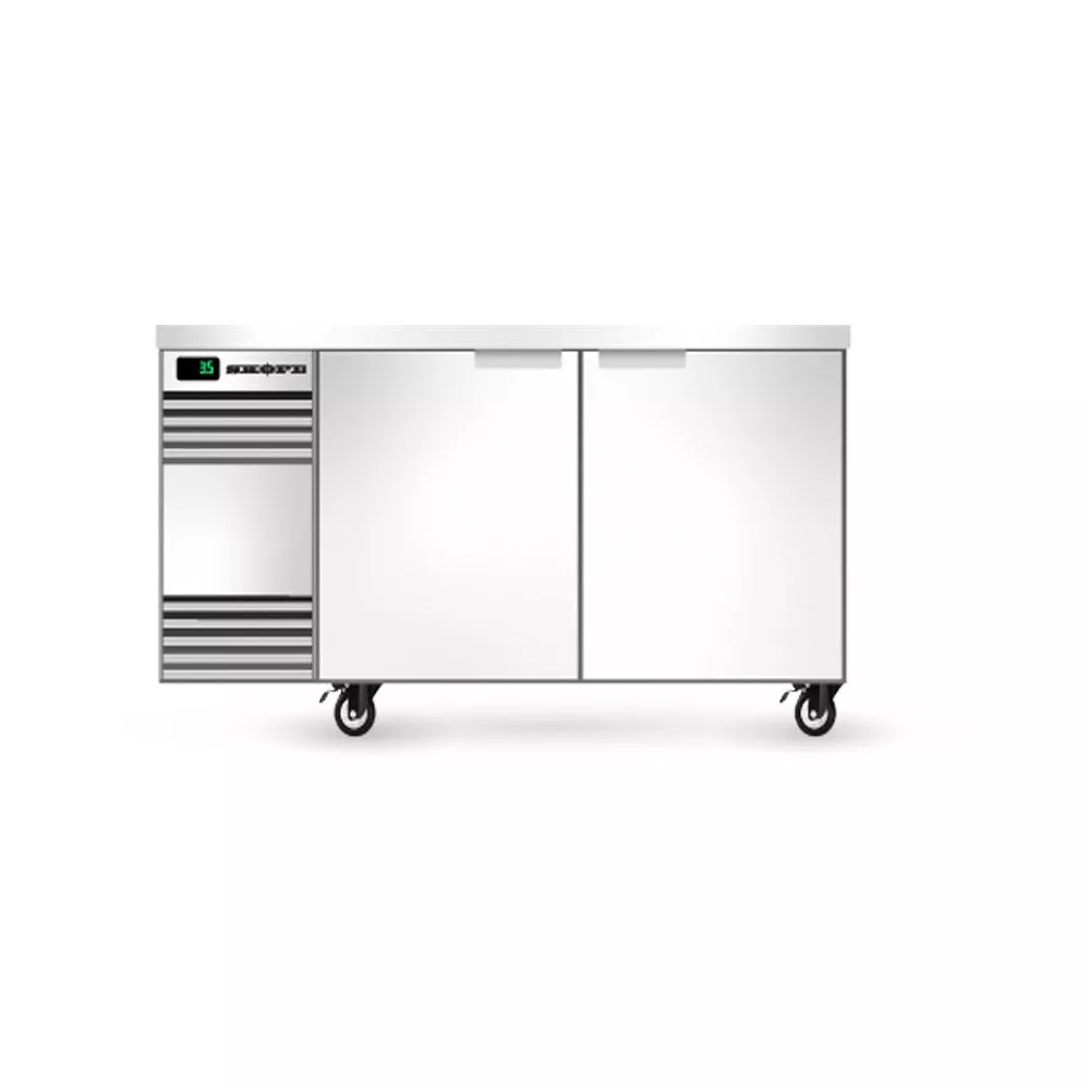 Skope SL.2.SSW BackBar 2 Solid Swing Door SlimLine - WHITE