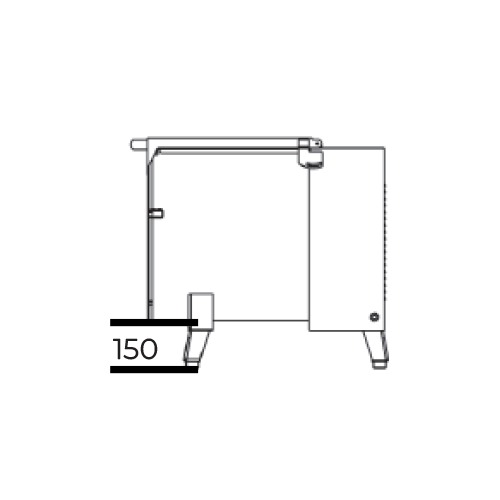 Sirman Small legs with feet 150mm - LF034550