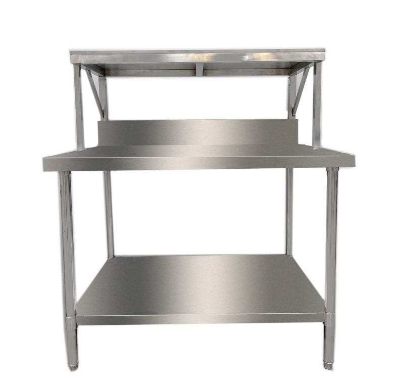 Modular Heavy Duty Salamander Bench with Shelf Braces - SMB-8-1200