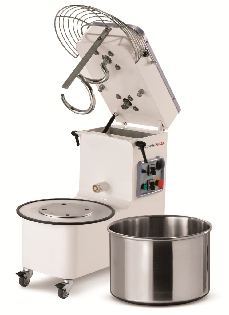 Mecnosud SMM0025 Tilting Head Removable Bowl Spiral Mixer
