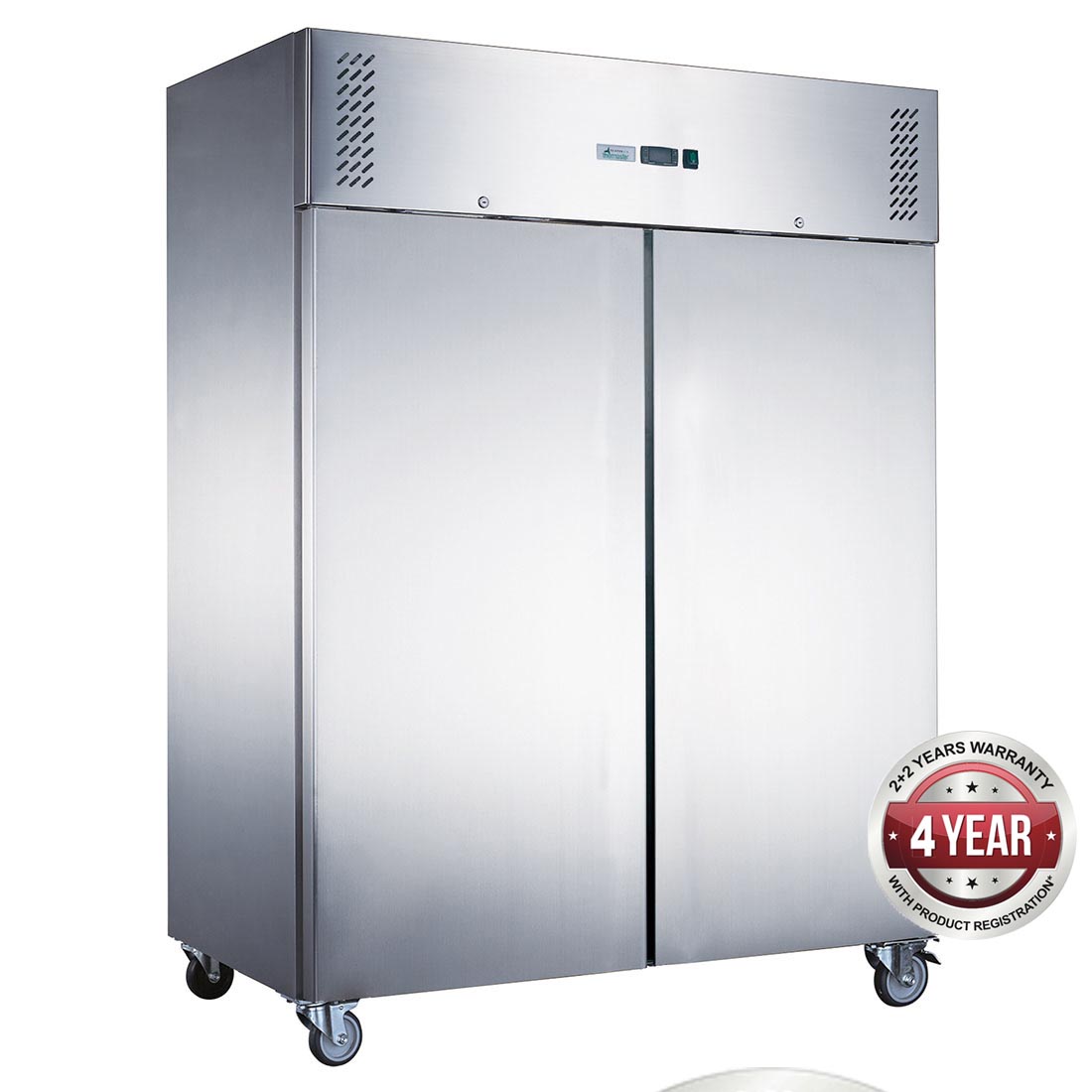 Thermaster FED-X S/S Double Door Upright Freezer - XURF1200SFV
