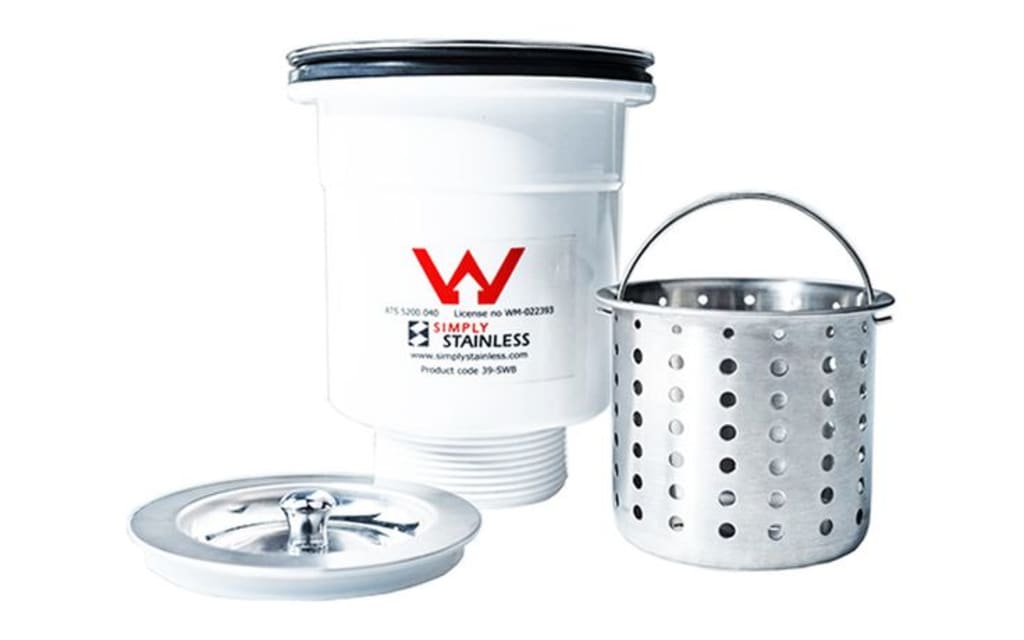 Simply Stainless Sink Waste and Basket SS39