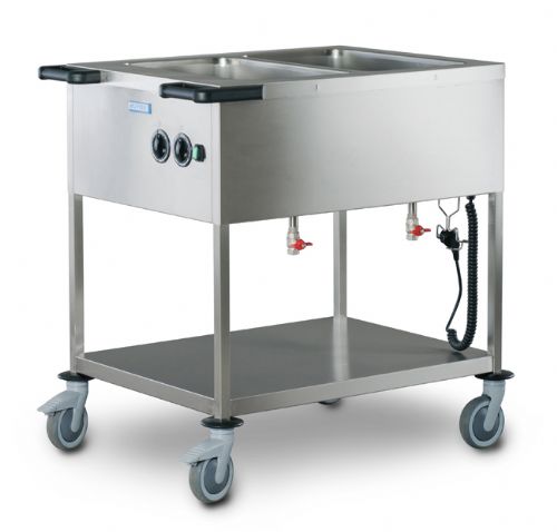 SPA-EB-2 - Hupfer SPA-EB-2 MOBILE HEATED BAIN MARIE 2 X GN 1.1 CAPACITY