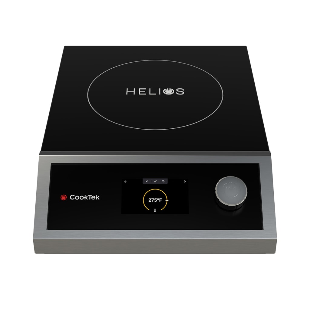 CookTek Helios Single Hob Countertop Induction Cooktop 10 Amp