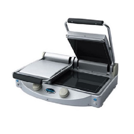 Spidoglass SPE-SP020 SpidoCook Black Glass Double Ceramic Contact Grill