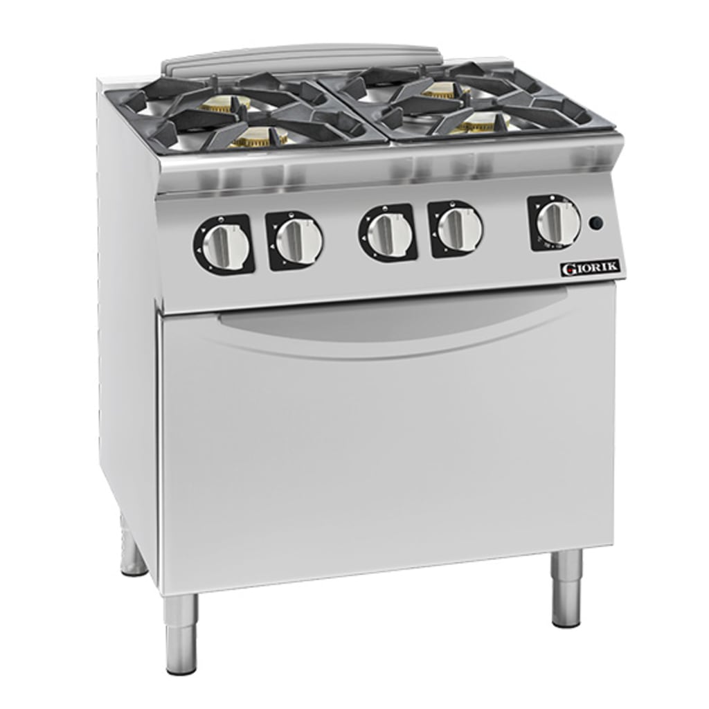 Giorik 700 Series 4 Burner Gas Range on Gas Oven CG740FT