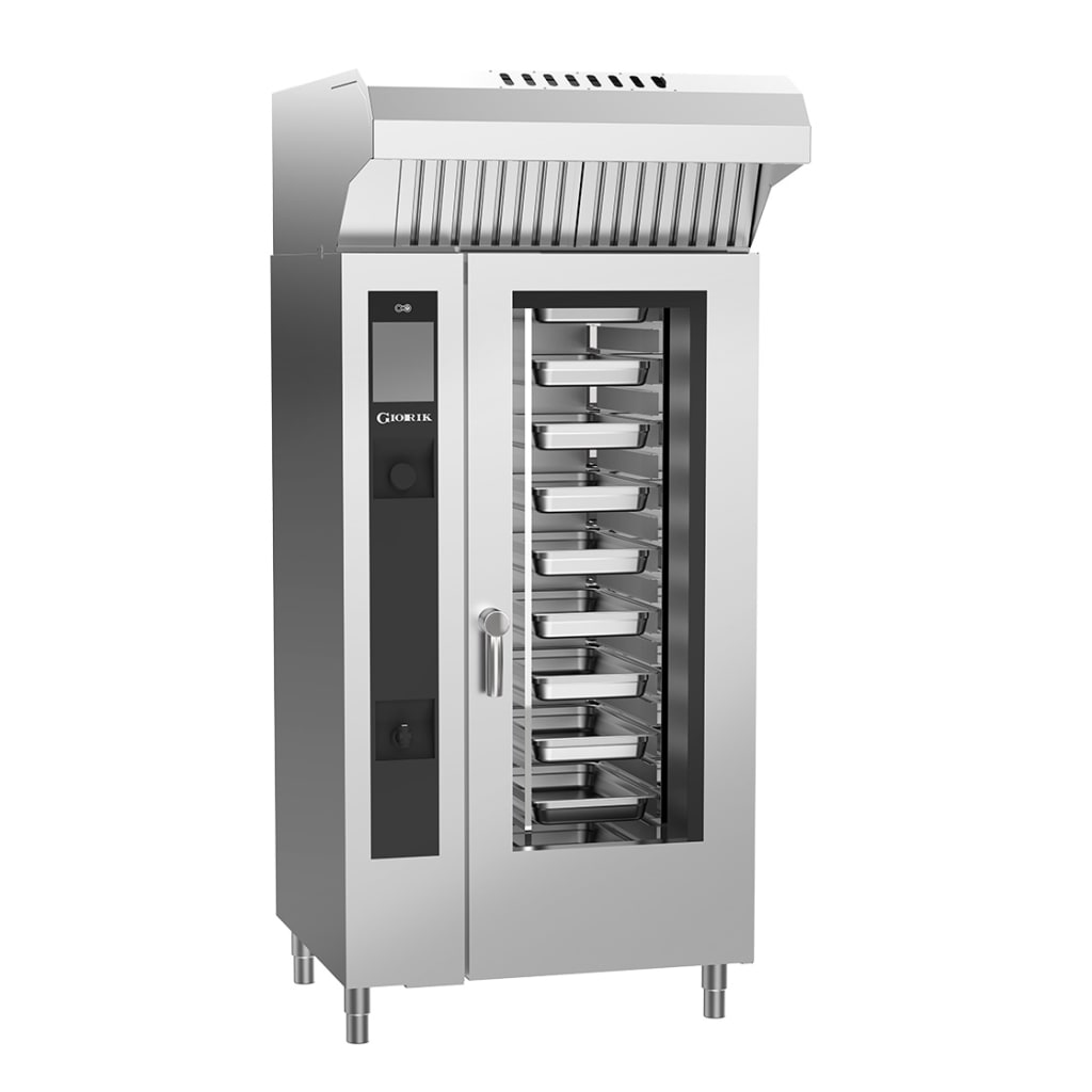 Giorik Steambox Evolution Boiler Electric Combi Oven & Ventless Hood - 20 x 1/1GN SEHE201WT.SF.H
