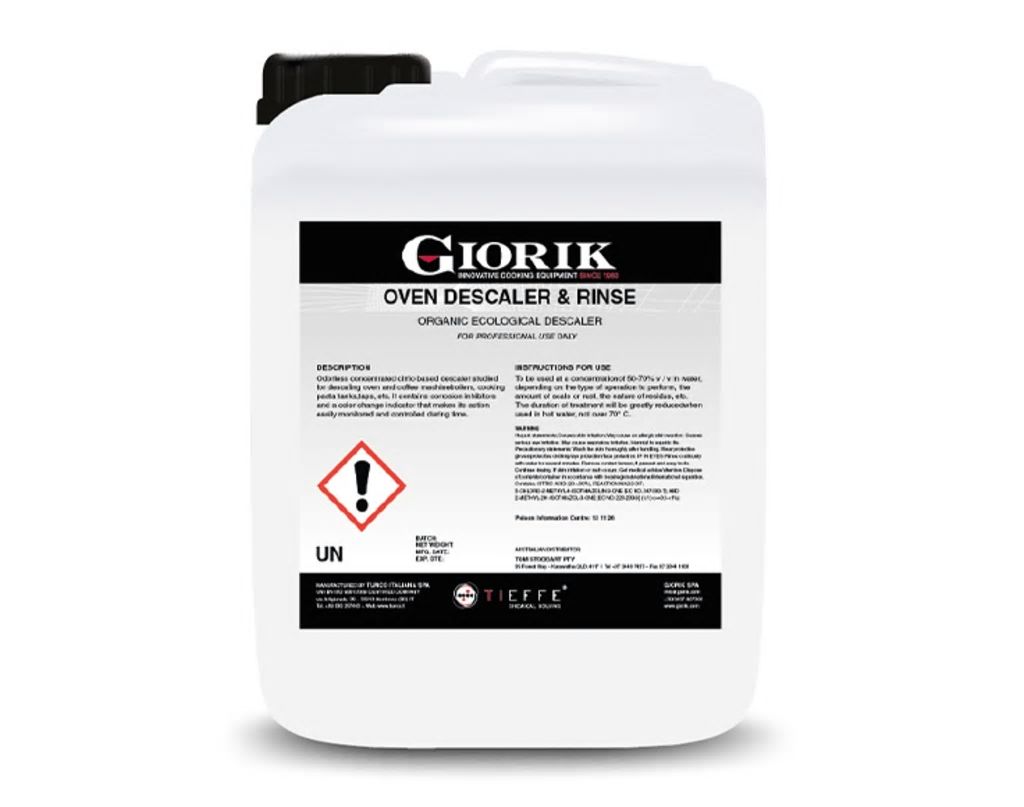 Giorik Descale & Rinse Aid - 4 x 5L Bottles