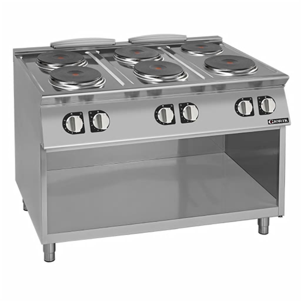 Giorik 700 Series 6 zone (round) Electric Boiling Top on Open Base CE76TGT