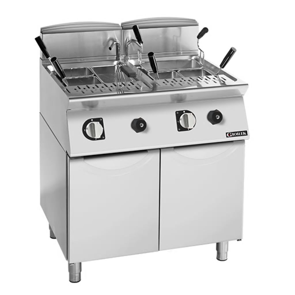Giorik 700 Series 800mm wide 26L + 26L Freestanding Electric Pasta Cooker CPE746T