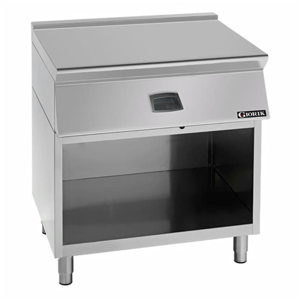 Giorik 900 Series 800mm wide Worktop on Open Base with drawer EN94CG