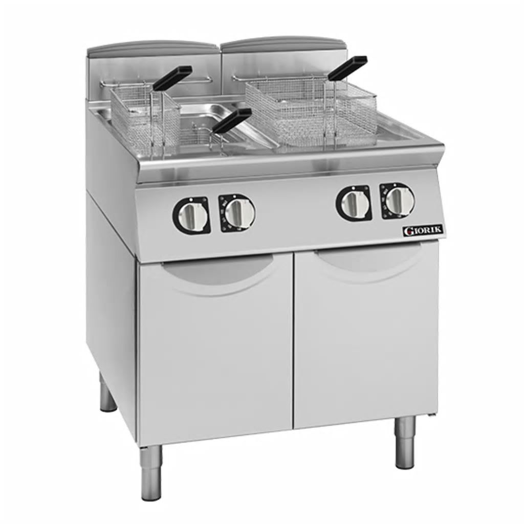 Giorik 700 Series 800mm Electric Double Pan 17L + 17L Fryer FE7217T