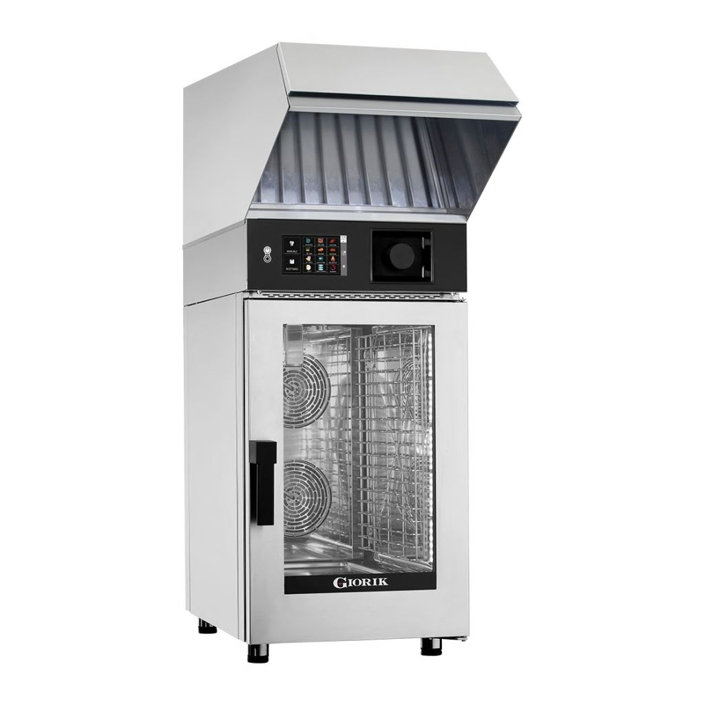 Giorik Kore Boiler Electric Combi Oven & Ventless Hood - 10 x 1/1GN KB101WT.SF.H