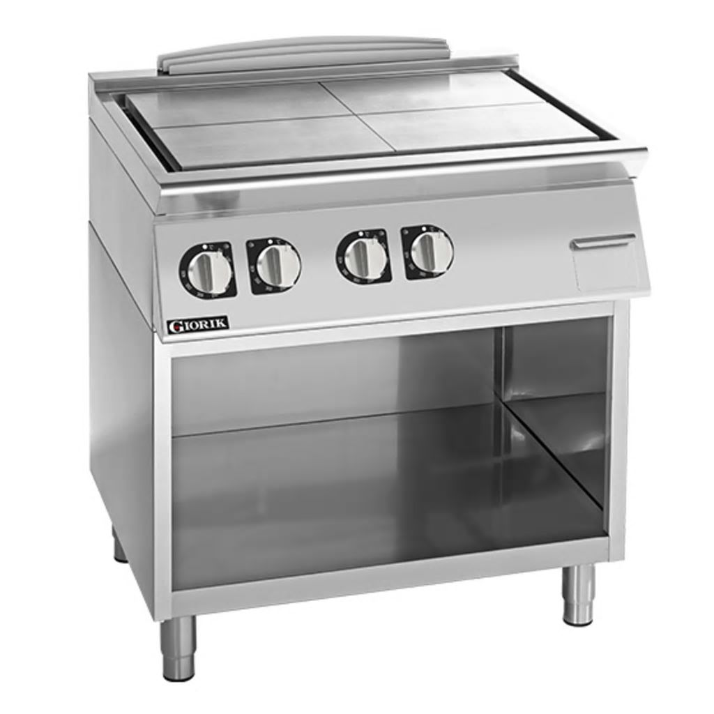Giorik 700 Series 800mm wide Electric Solid Top on Open Base TE740GT