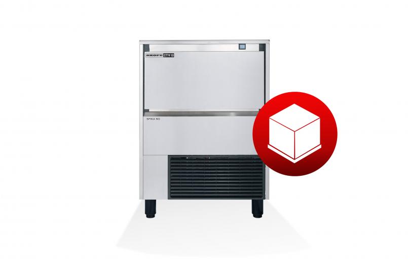 Skope SPIKA NG100 A Full Dice Self-Contained Drain Pump Ice Cube Maker R290 STAINLESS STEEL