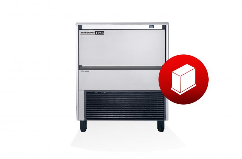 Skope SPIKA NG150 A Half Dice Self-Contained Drain Pump Ice Cube Maker R290 STAINLESS STEEL