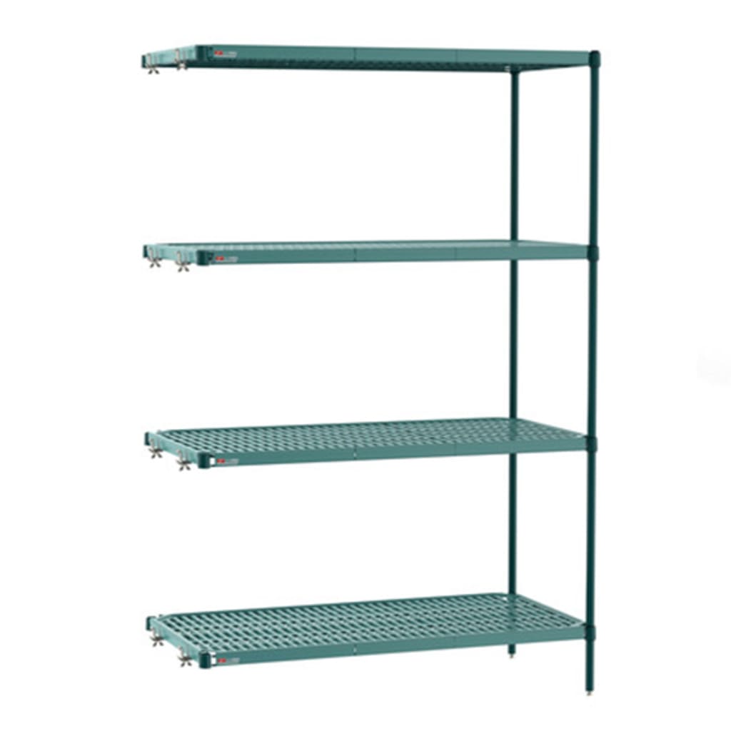 Metro Super Erecta PRO 5 Tier Add-On Polymer Mat Shelving - 18 x 72 x 74" - PR.A5T74.2172