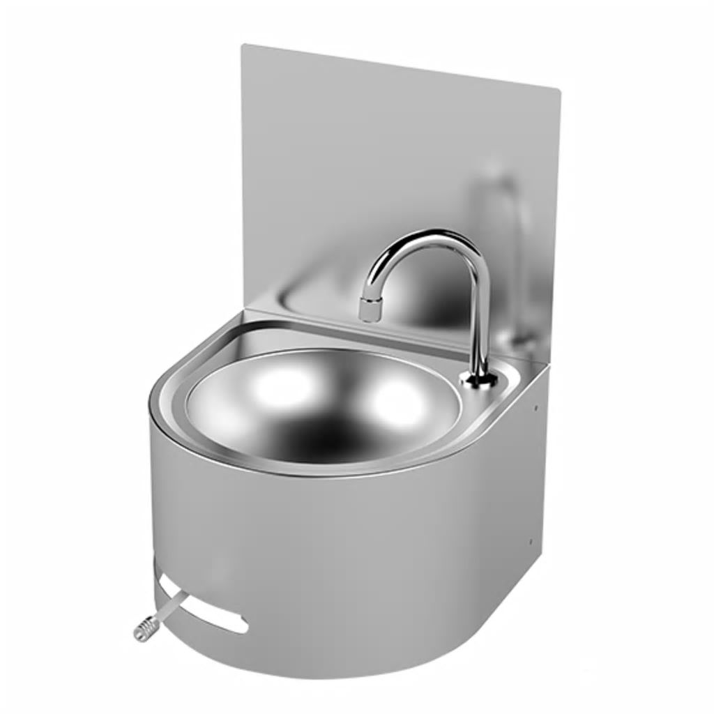 Stoddart Plumbing Wall Mounted Wand Operated Round Wash Basin WB.R.WM.WO